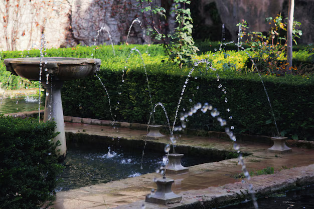 garden fountains