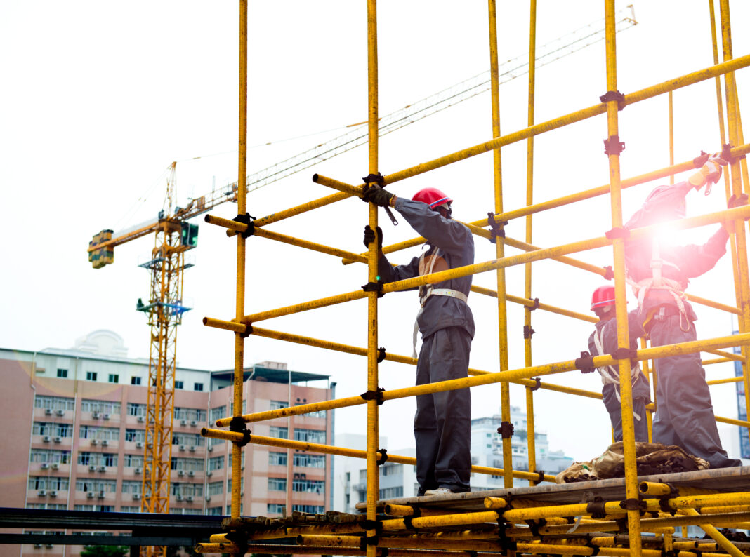 Scaffolders in Surrey